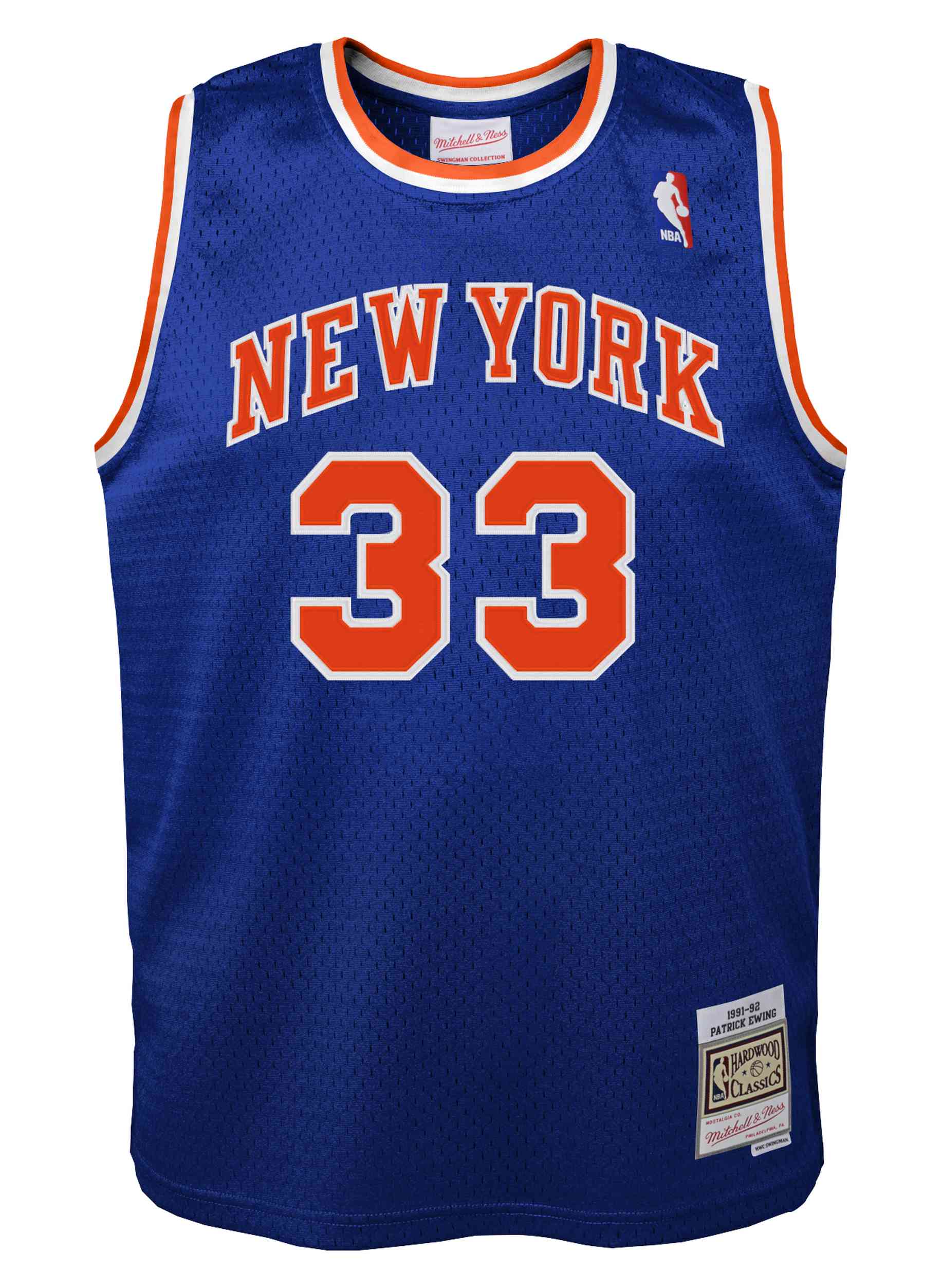 Mitchell & Ness - NBA New York Knicks Kinder Swingman Jersey Road Ewing Tank Top