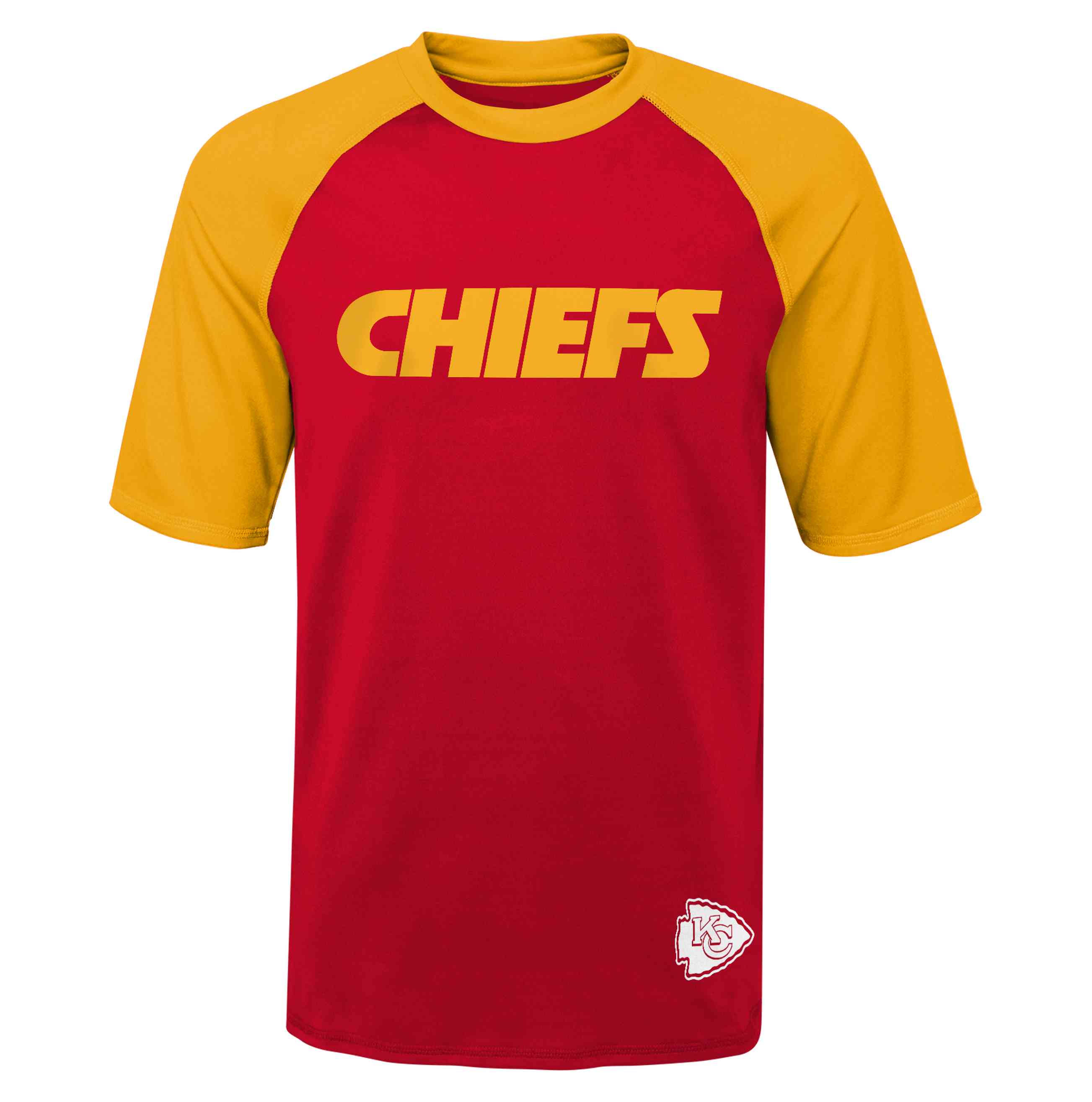 Mitchell & Ness - NFL Kansas City Chiefs Mecca Dunes Kinder Raglan Swim T-Shirt