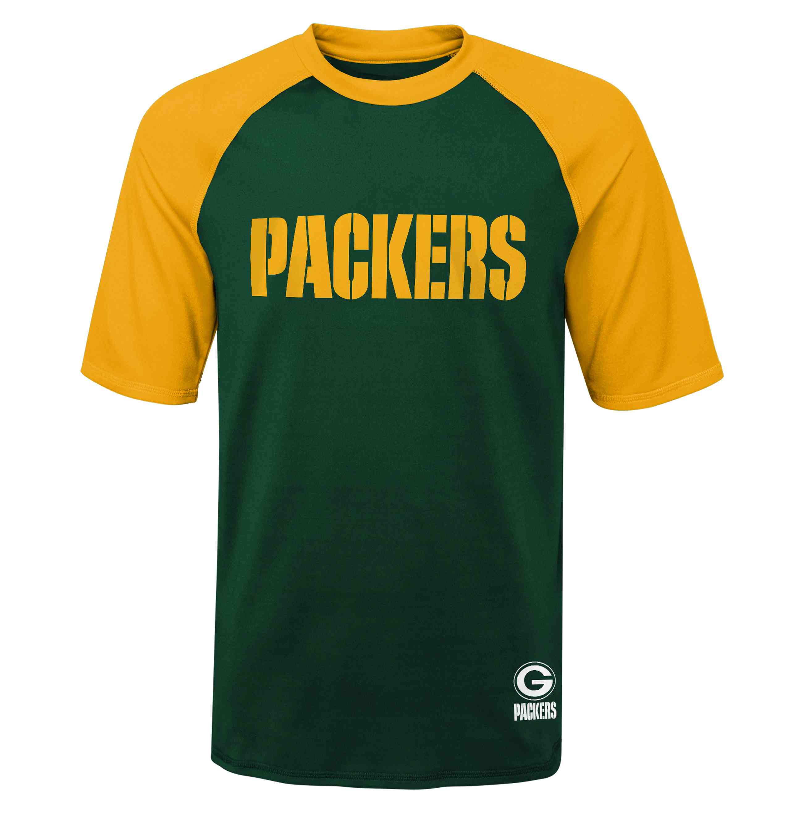 Mitchell & Ness - NFL Green Bay Packers Mecca Dunes Kinder Raglan Swim T-Shirt