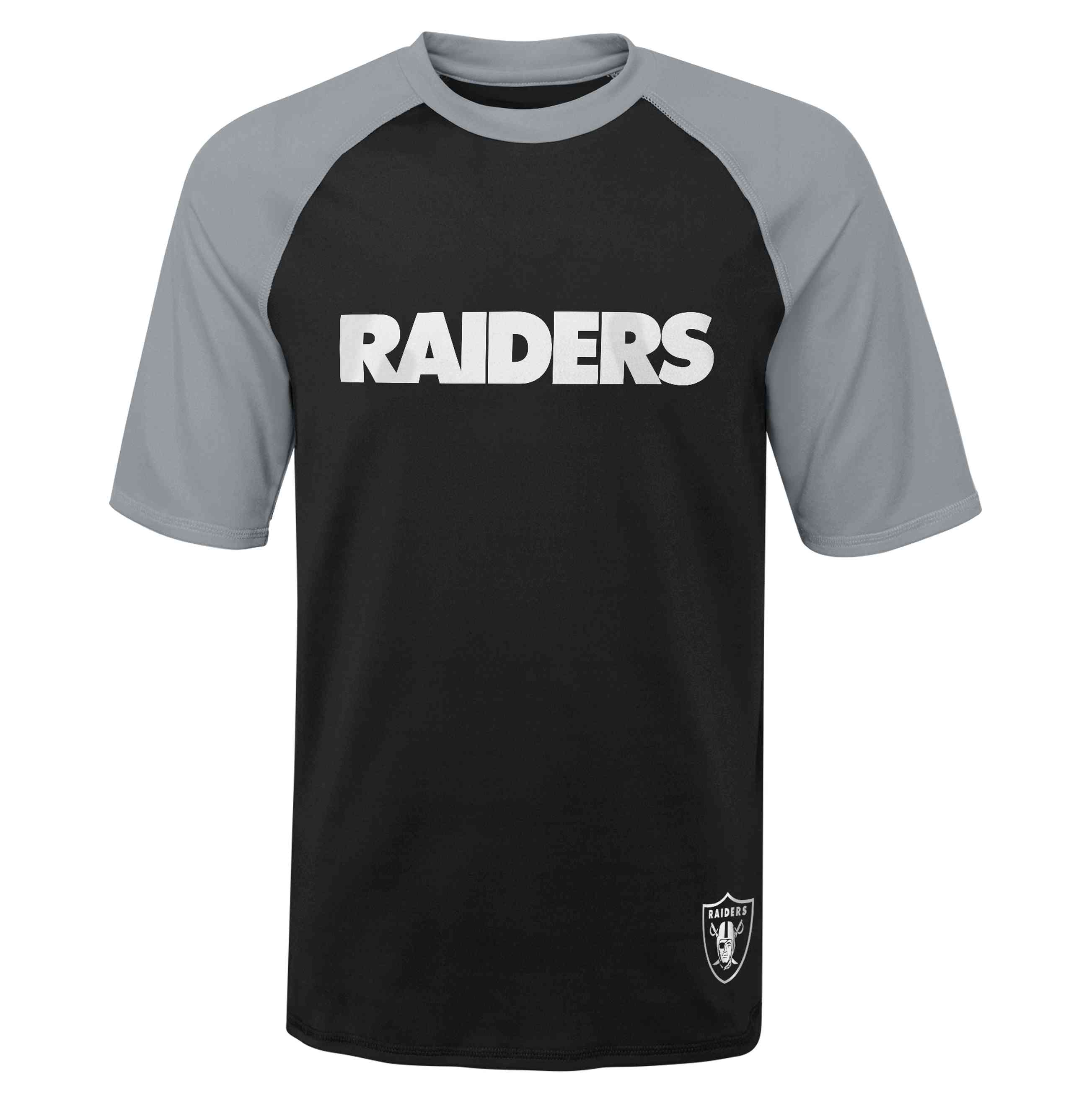 Mitchell & Ness - NFL Las Vegas Raiders Mecca Dunes Kinder Raglan Swim T-Shirt