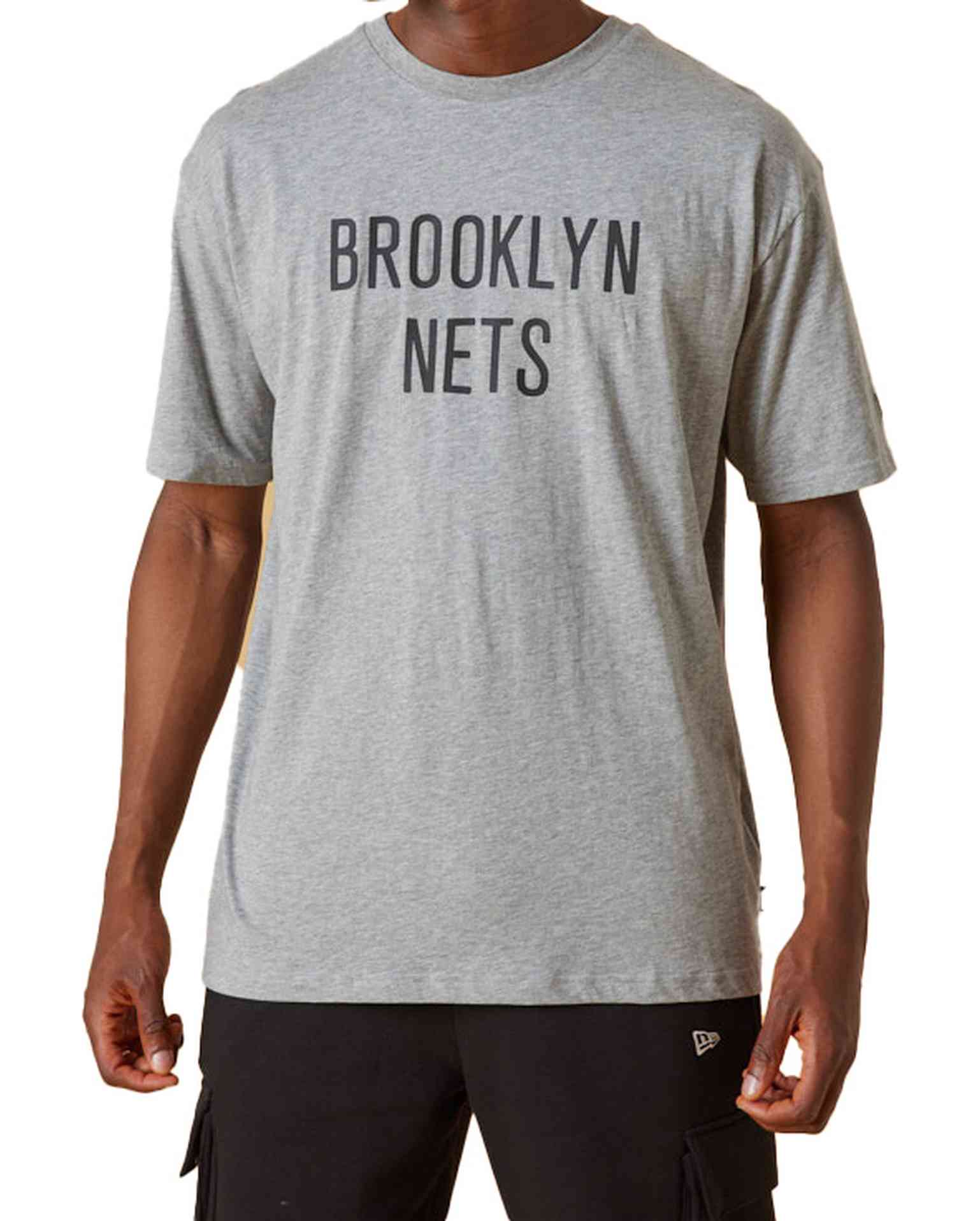 New Era - NBA Brooklyn Nets Washed Pack Wordmark Oversized T-Shirt