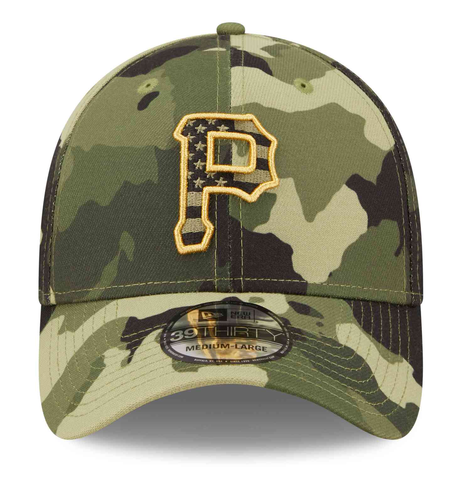 New Era - MLB Pittsburgh Pirates 2022 Armed Forces Day 39Thirty Stretch Cap