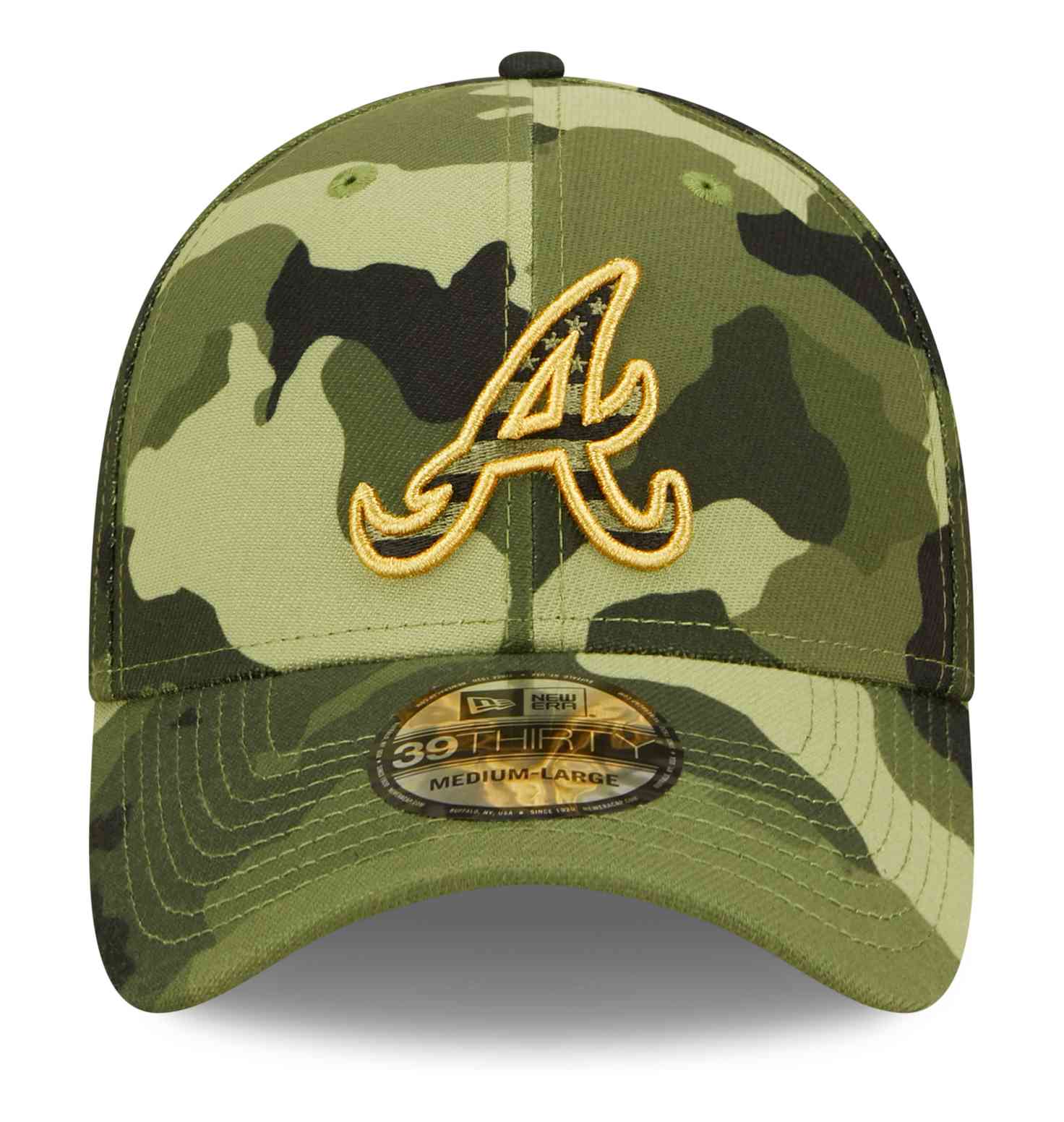 New Era - MLB Atlanta Braves 2022 Armed Forces Day 39Thirty Stretch Cap