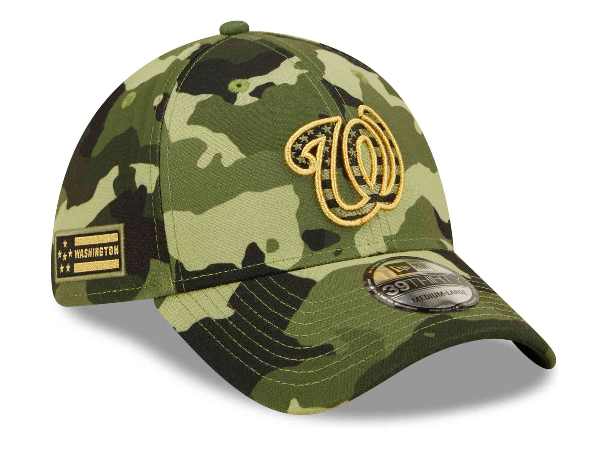 New Era - MLB Washington Nationals 2022 Armed Forces Day 39Thirty Stretch Cap