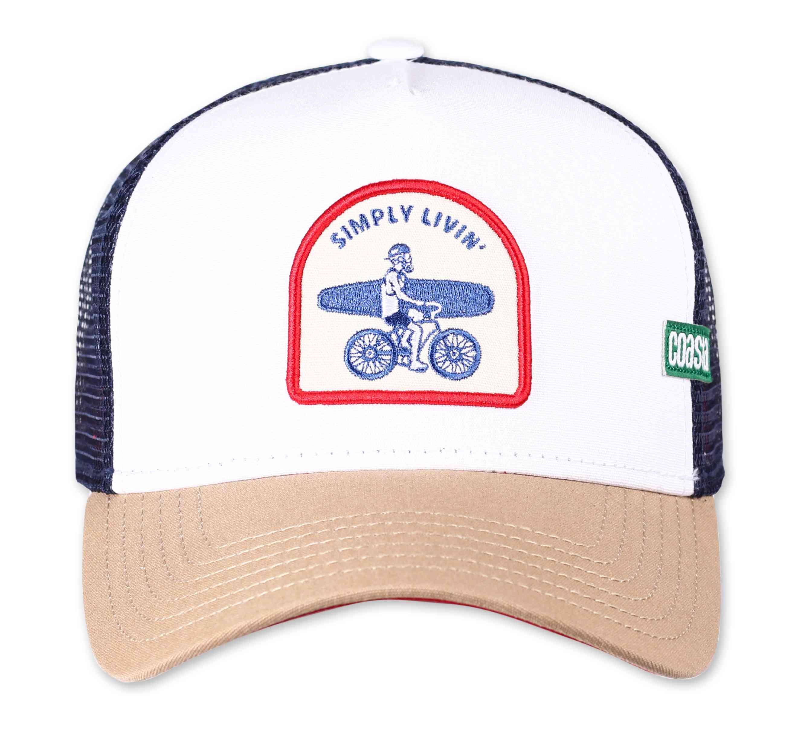 Coastal - Simply Livin Trucker Snapback Cap