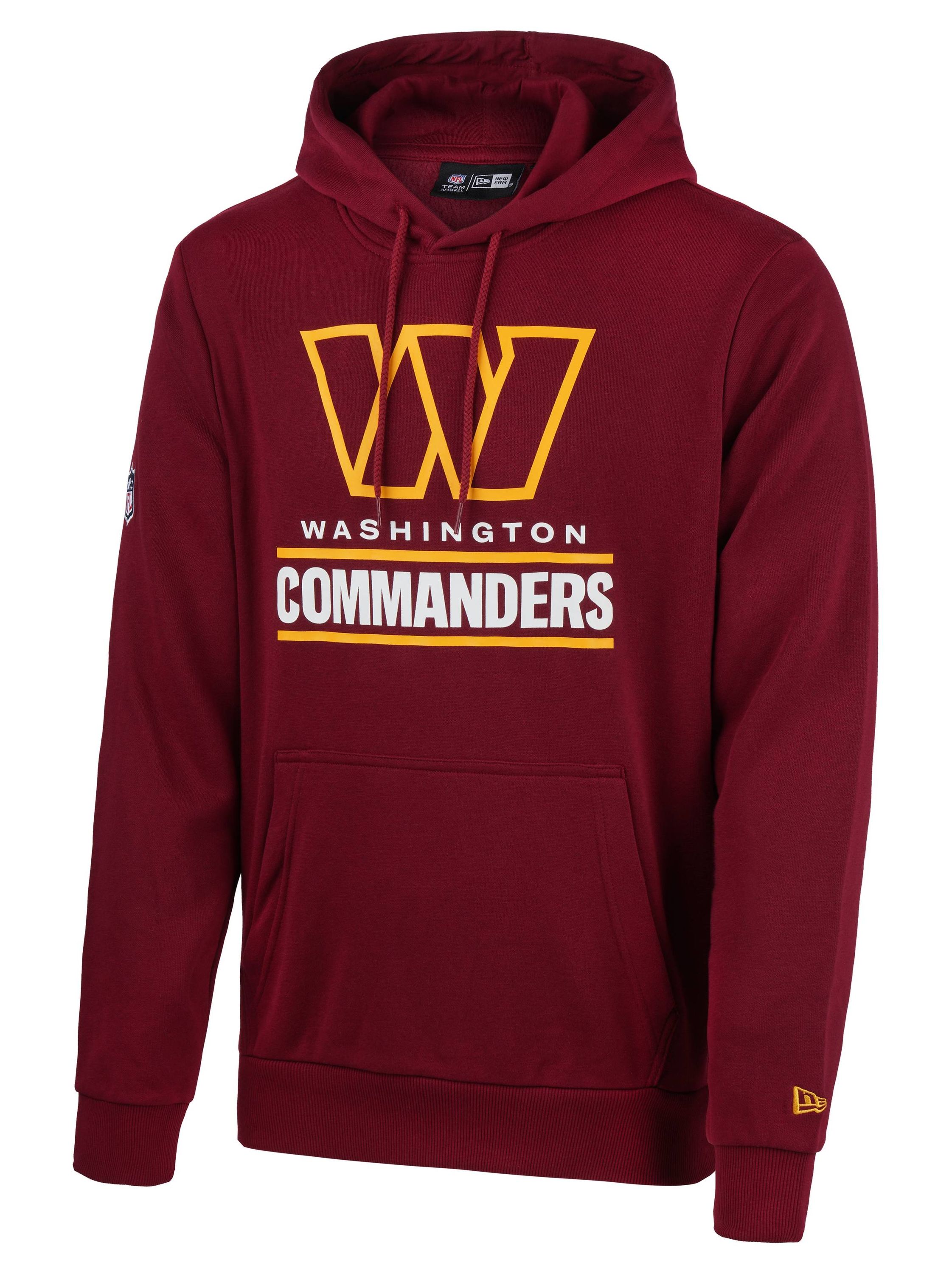 New Era - NFL Washington Commanders Team Logo and Name Hoodie