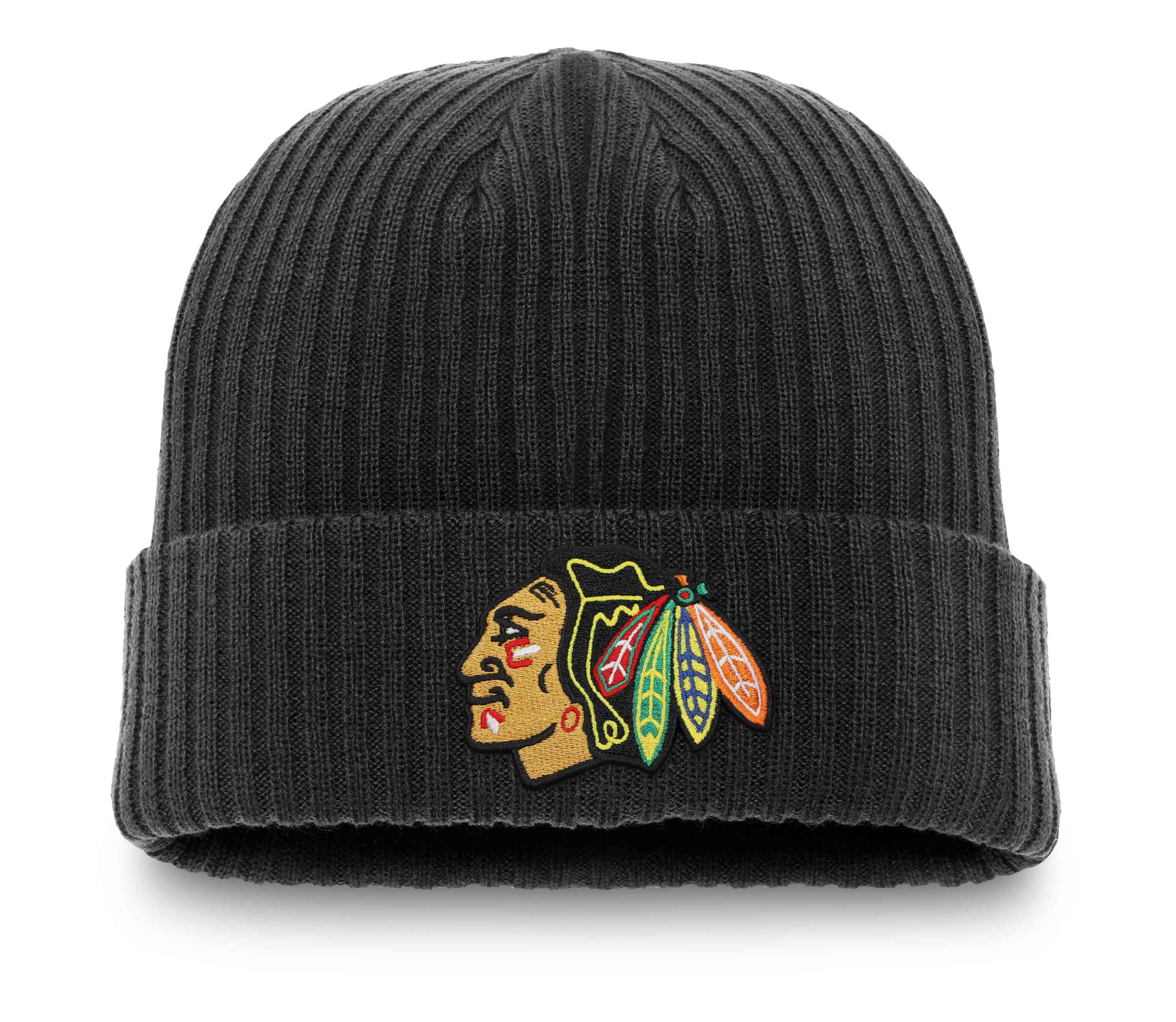 Fanatics - NHL Chicago Blackhawks Core Cuffed Knit Beanie