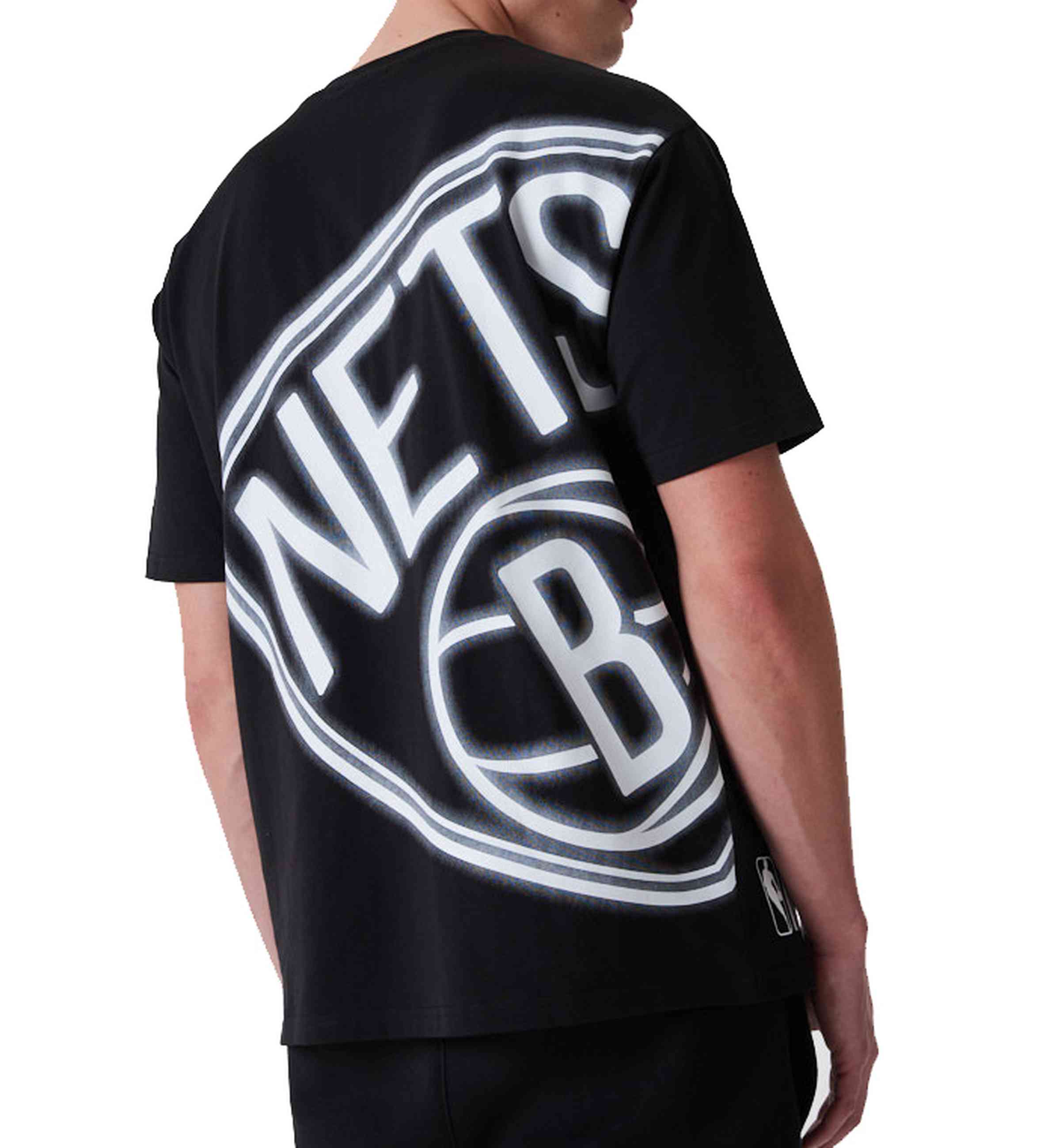 New Era - NBA Brooklyn Nets Oversized Backprint Neon T-Shirt