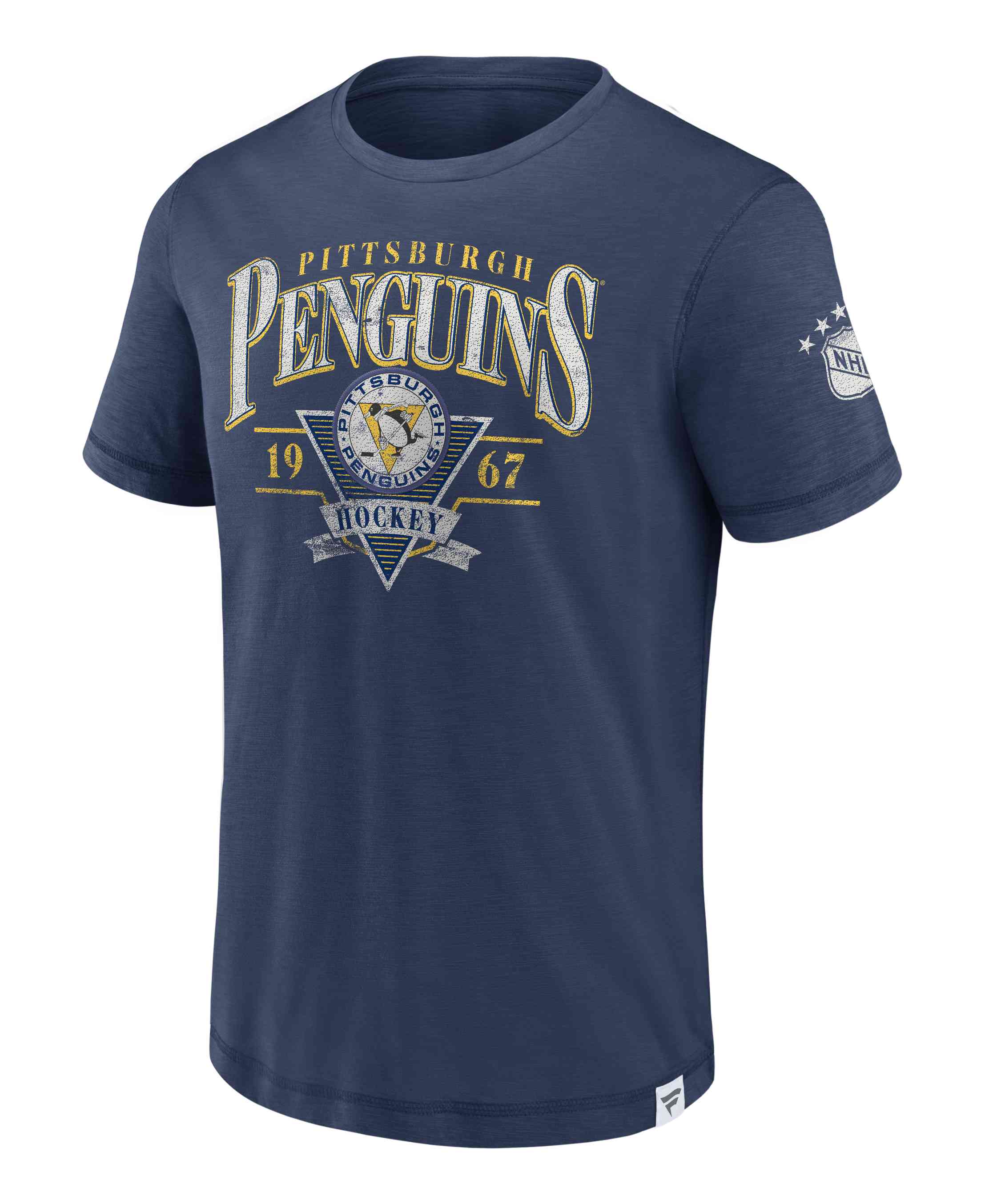 Fanatics - NHL Pittsburgh Penguins Mens True Classics Cotton Slub Elevated T-Shirt
