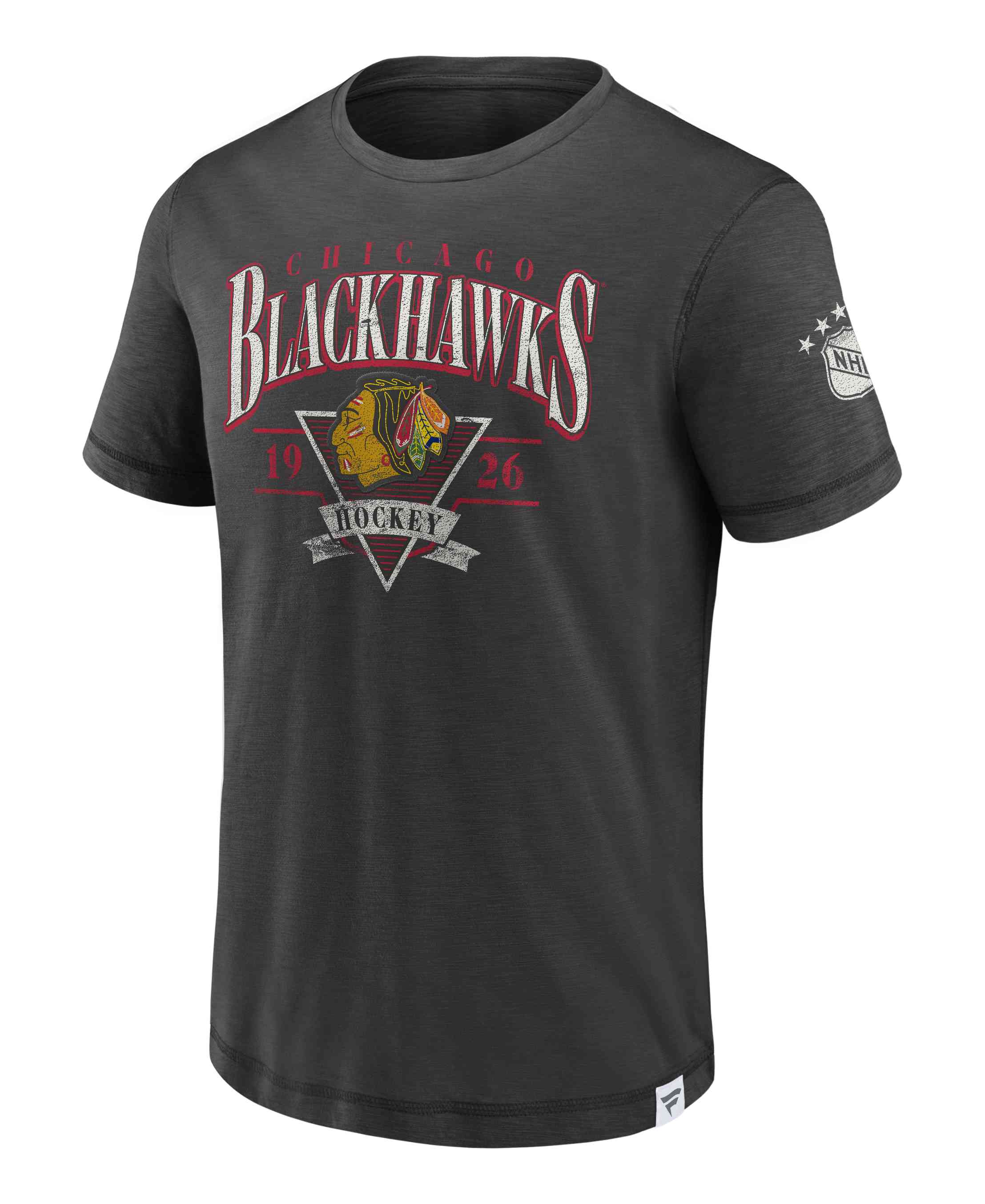 Fanatics - NHL Chicago Blackhawks Mens True Classics Cotton Slub Elevated T-Shirt