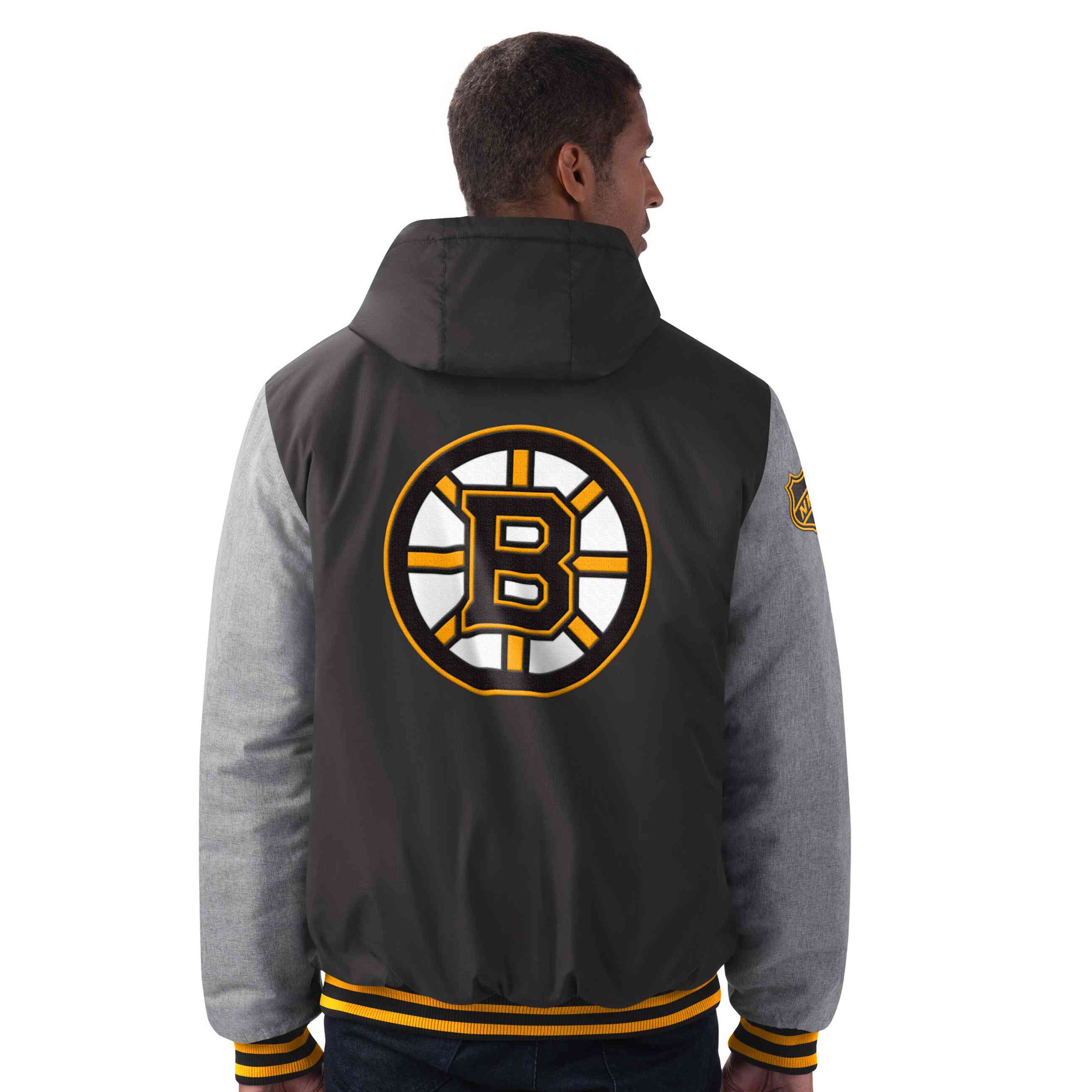 G-III - NHL Boston Bruins Cold Front Polyfilled Padded Jacke