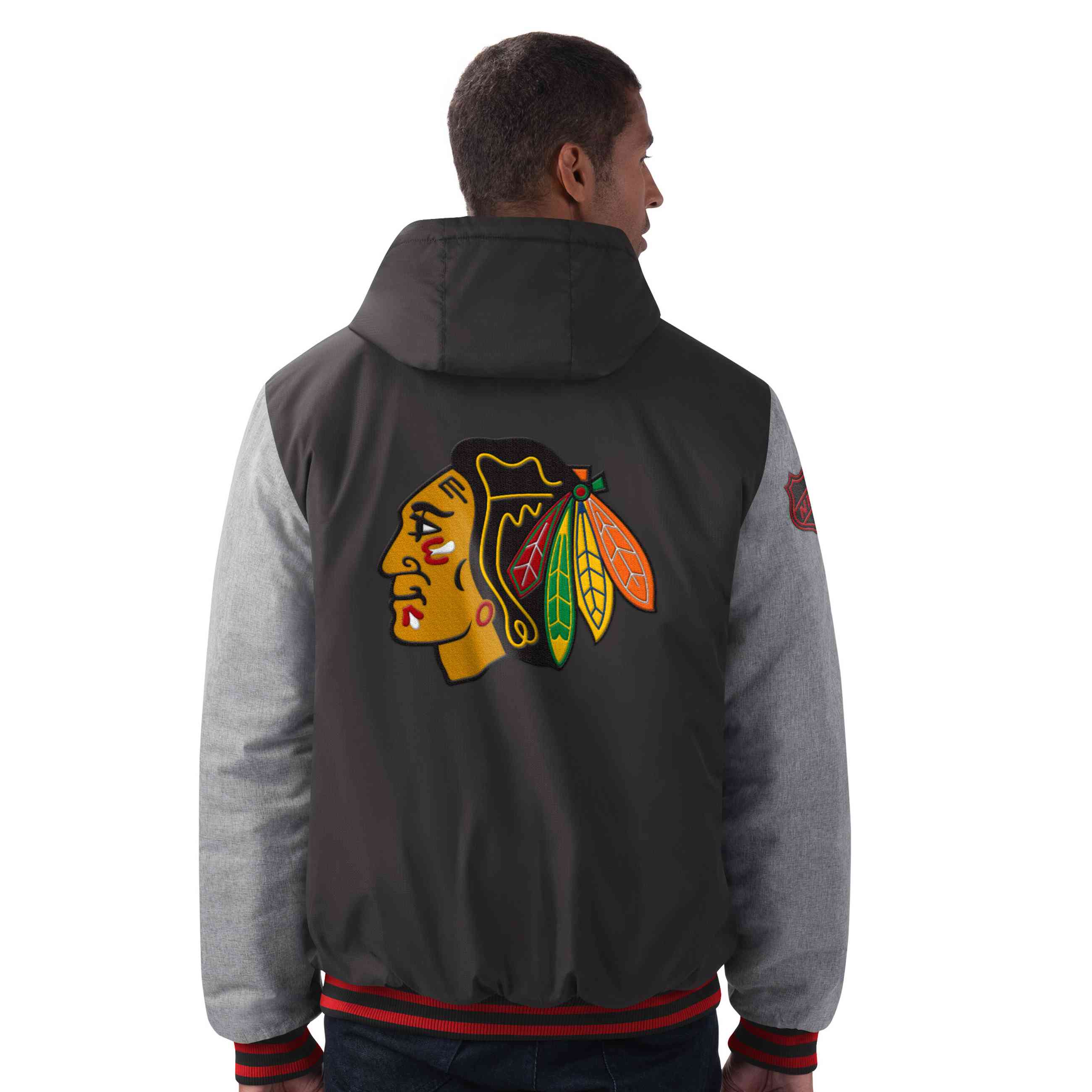G-III - NHL Chicago Blackhawks Cold Front Polyfilled Padded Jacke