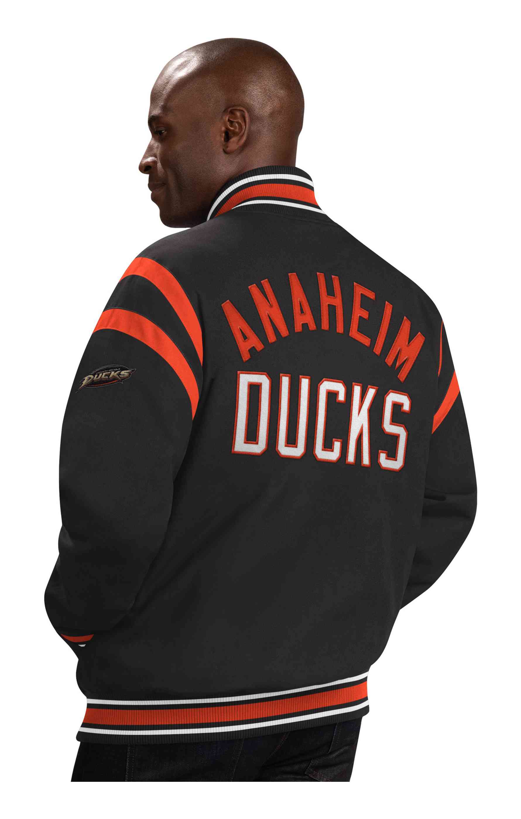 G-III - NHL Anaheim Ducks Tailback Varsity Jacke