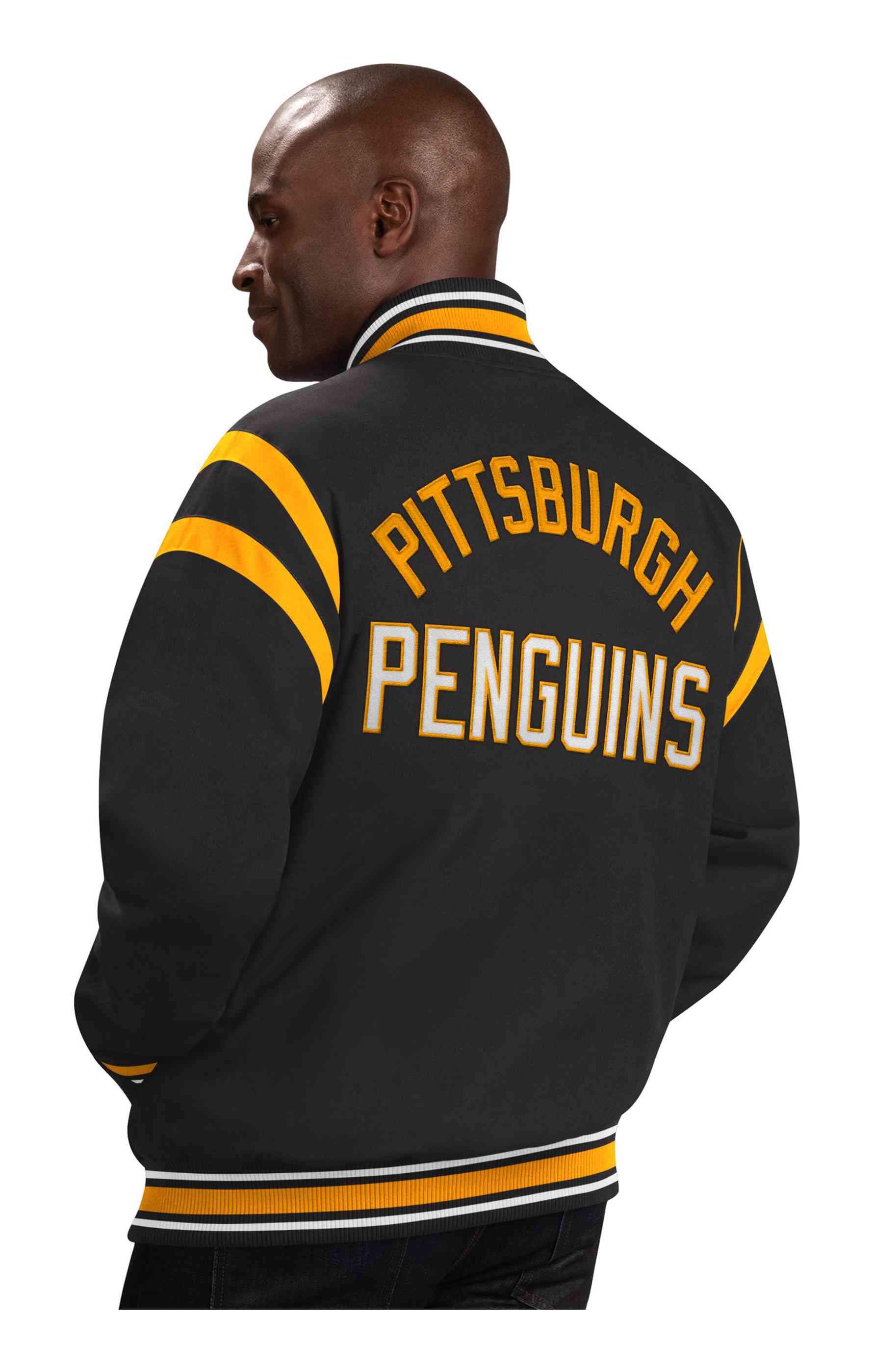 G-III - NHL Pittsburgh Penguins Tailback Varsity Jacke