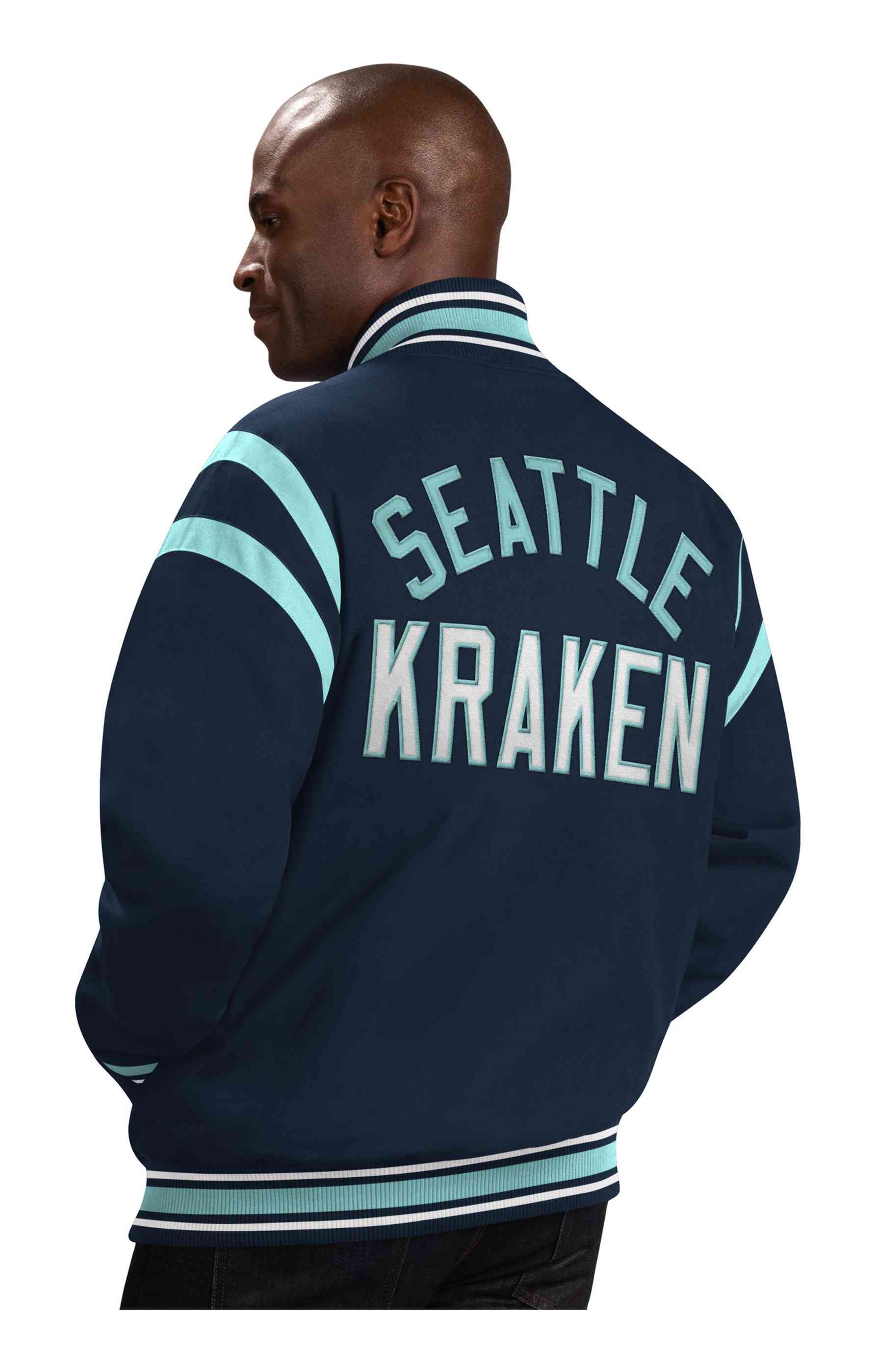 G-III - NHL Seattle Kraken Tailback Varsity Jacke