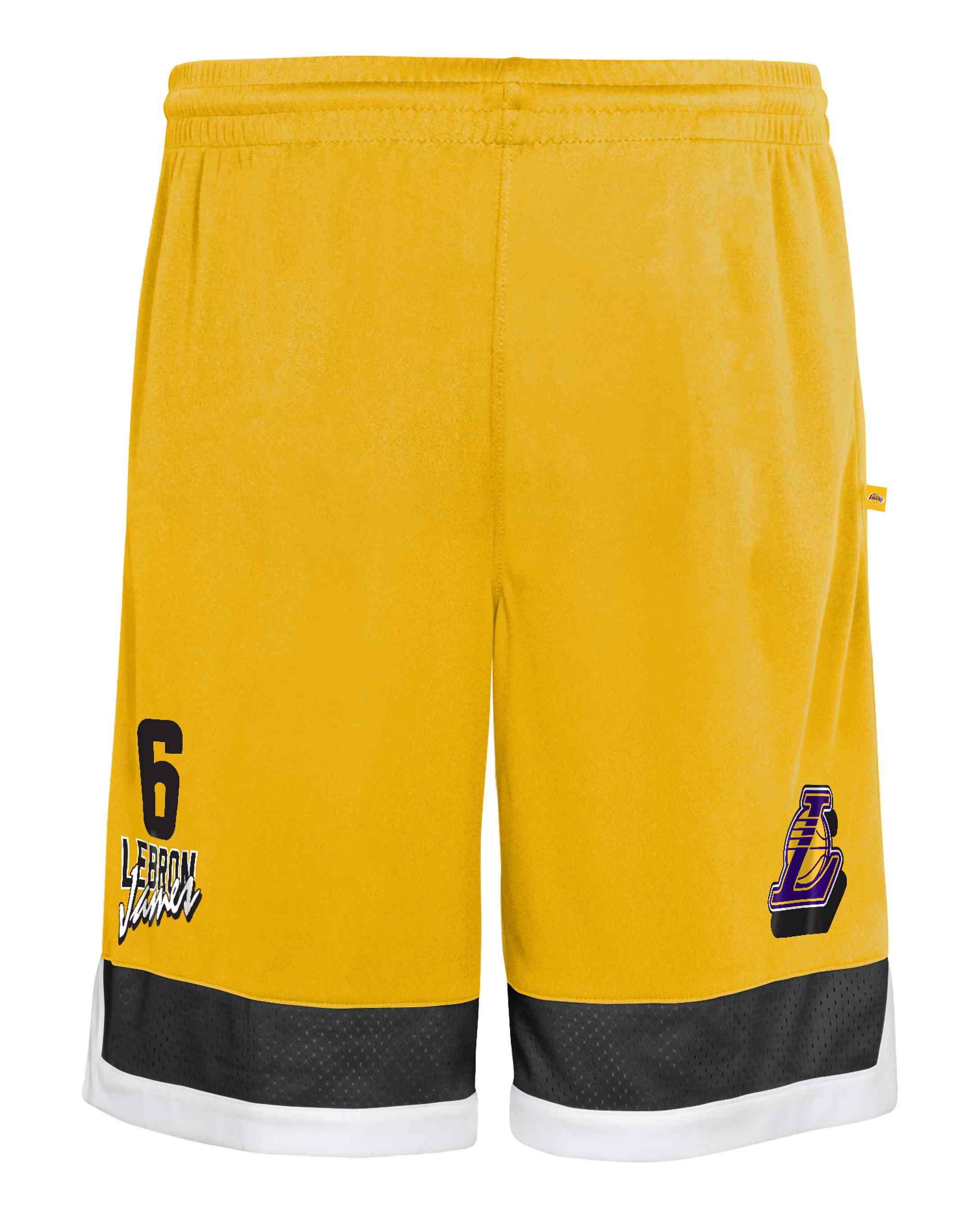 Outerstuff - NBA Los Angeles Lakers LeBron James Active Basketball Shorts