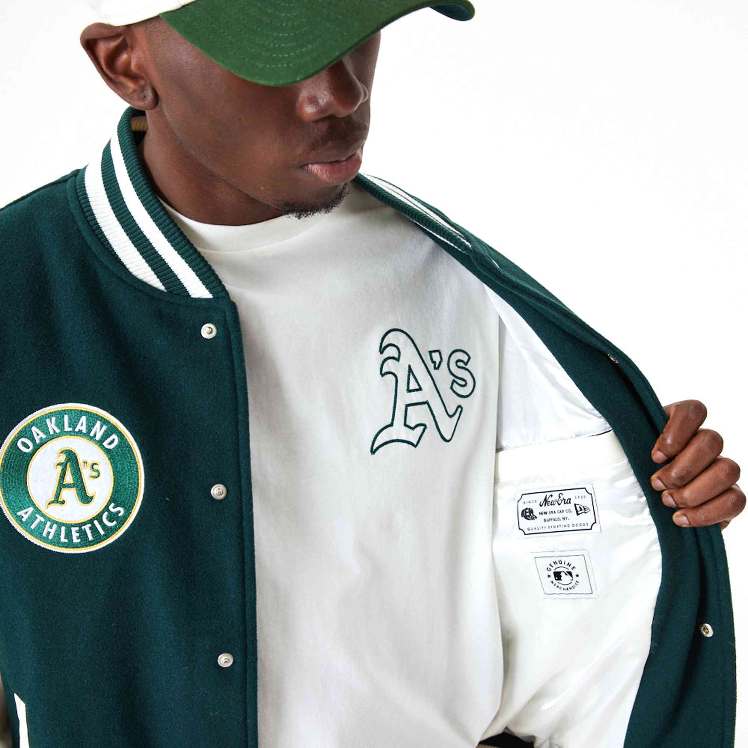 New Era - MLB Oakland Athletics Heritage Varsity Jacke