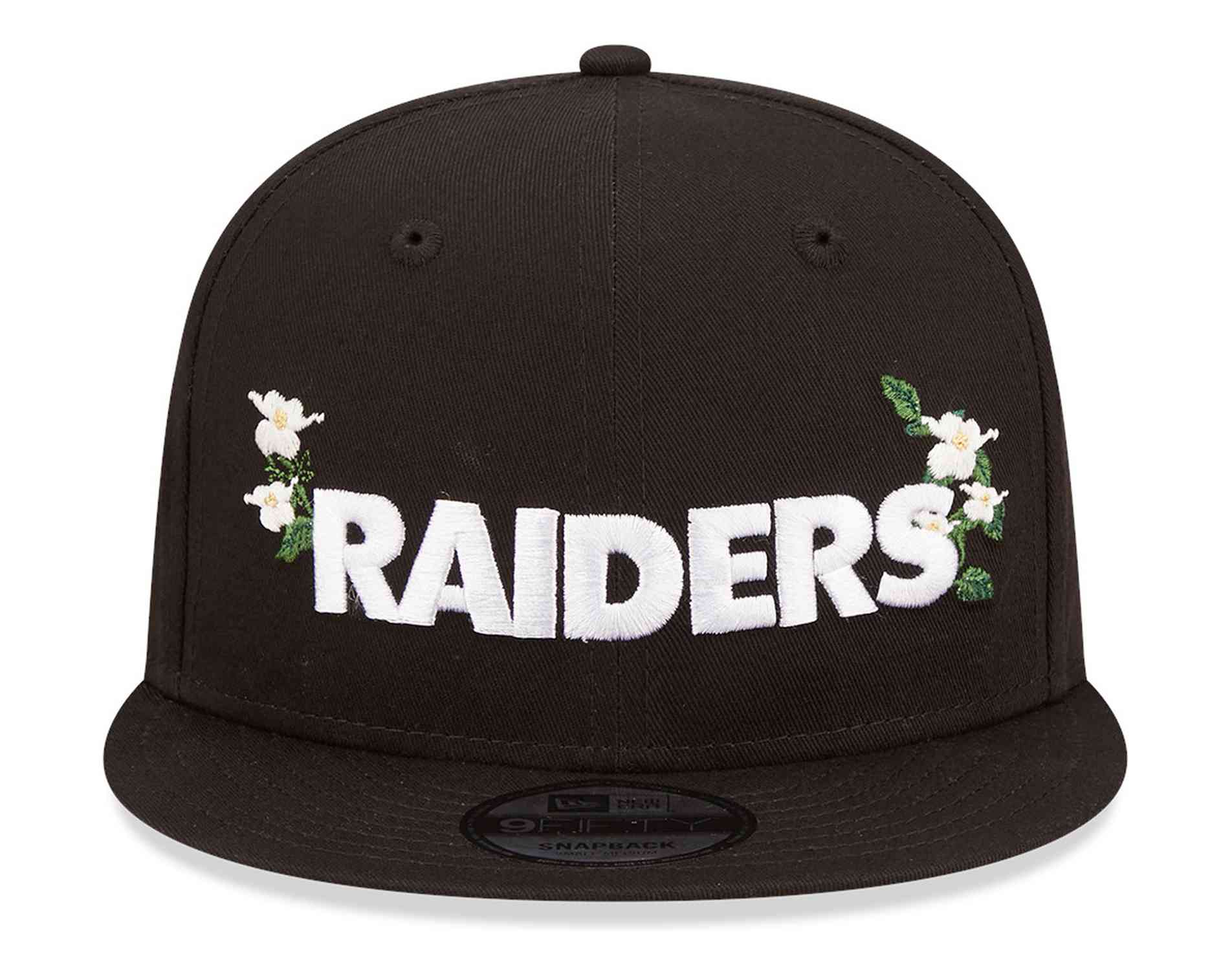 New Era - NFL Las Vegas Raiders Flower Wordmark 9Fifty Snapback Cap