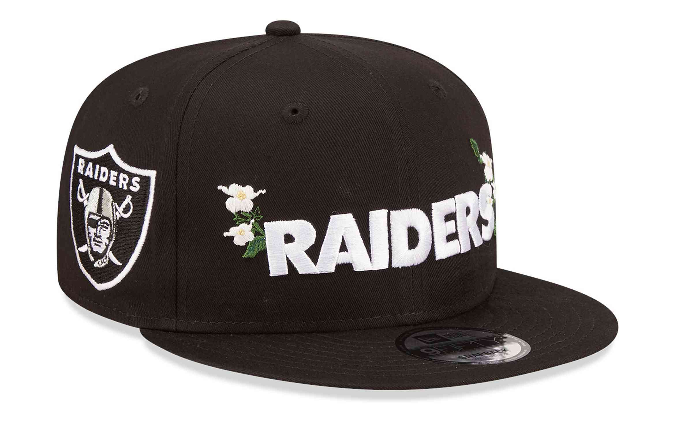 New Era - NFL Las Vegas Raiders Flower Wordmark 9Fifty Snapback Cap