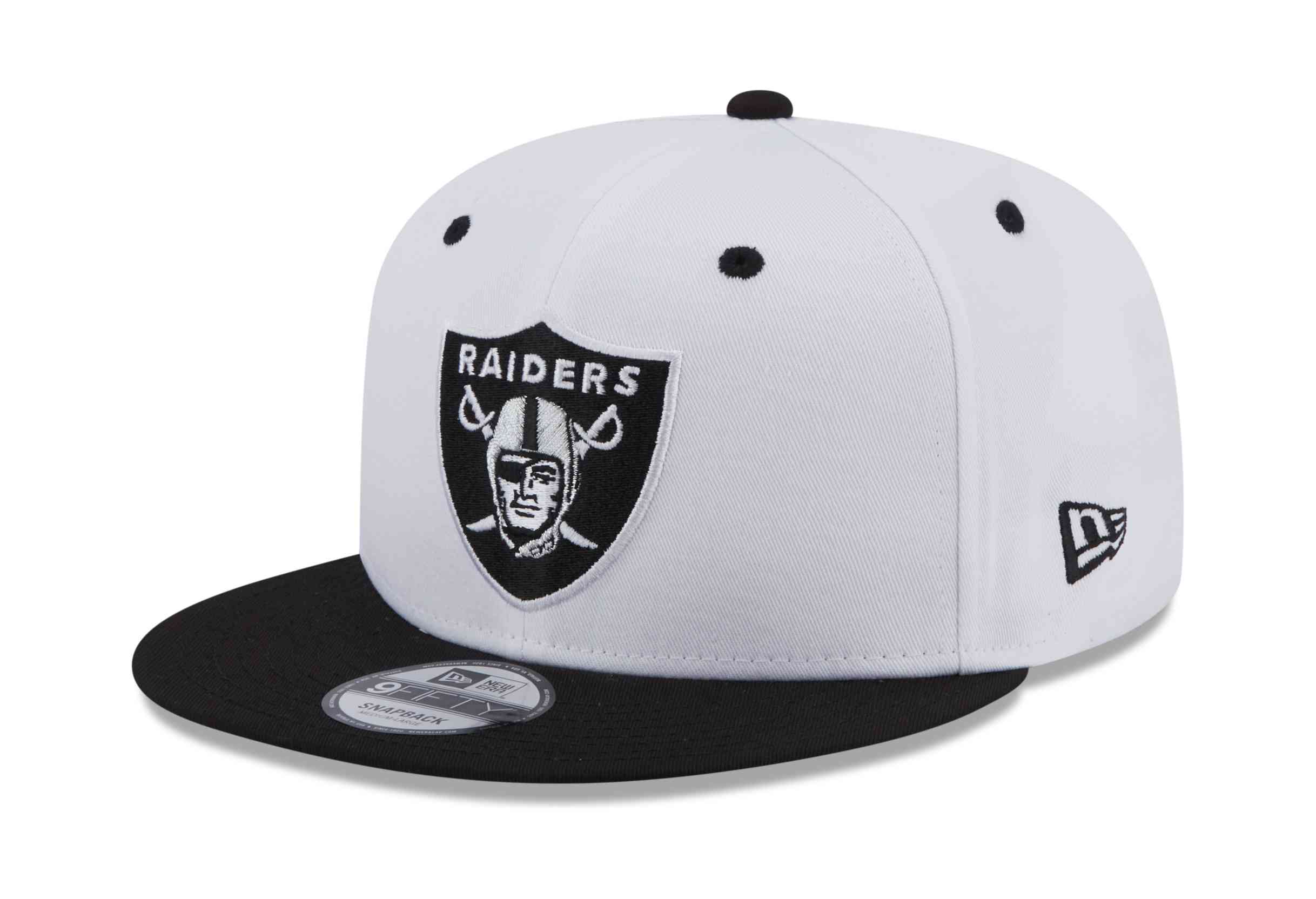 New Era - NFL Las Vegas Raiders White Crown Patch 9Fifty Snapback Cap