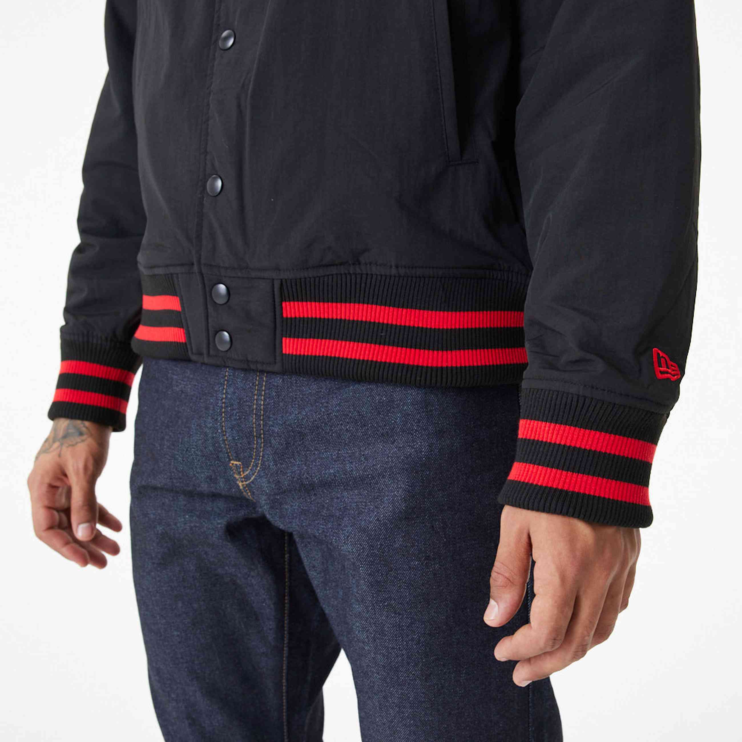 New Era - NBA Chicago Bulls Team Script Bomber Jacke