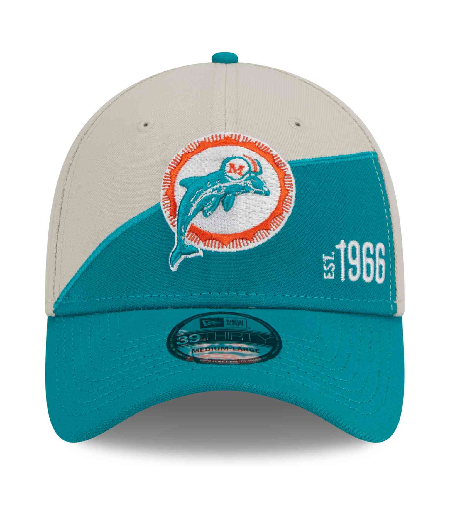 New Era - NFL Miami Dolphins 2023 Sideline Historic 39Thirty Stretch Cap