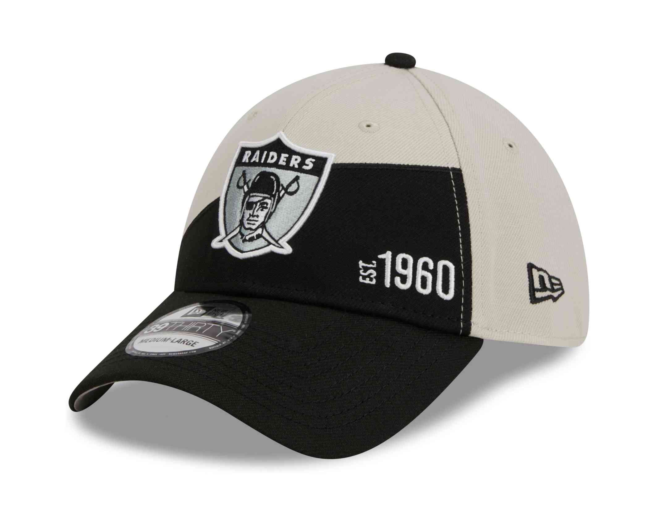 New Era - NFL Oakland Raiders 2023 Sideline Historic 39Thirty Stretch Cap