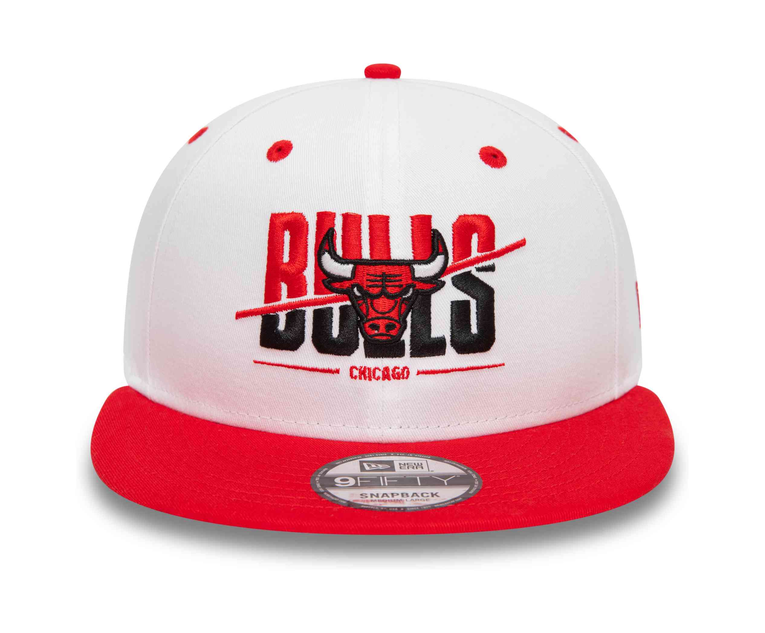 New Era - NBA Chicago Bulls White Crown 9Fifty Snapback Cap