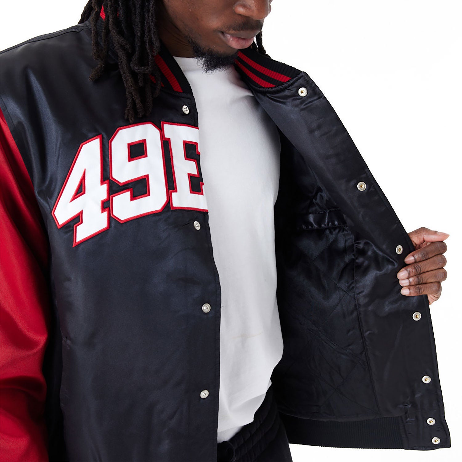 New Era - NFL San Francisco 49ers Satin Bomber Jacke