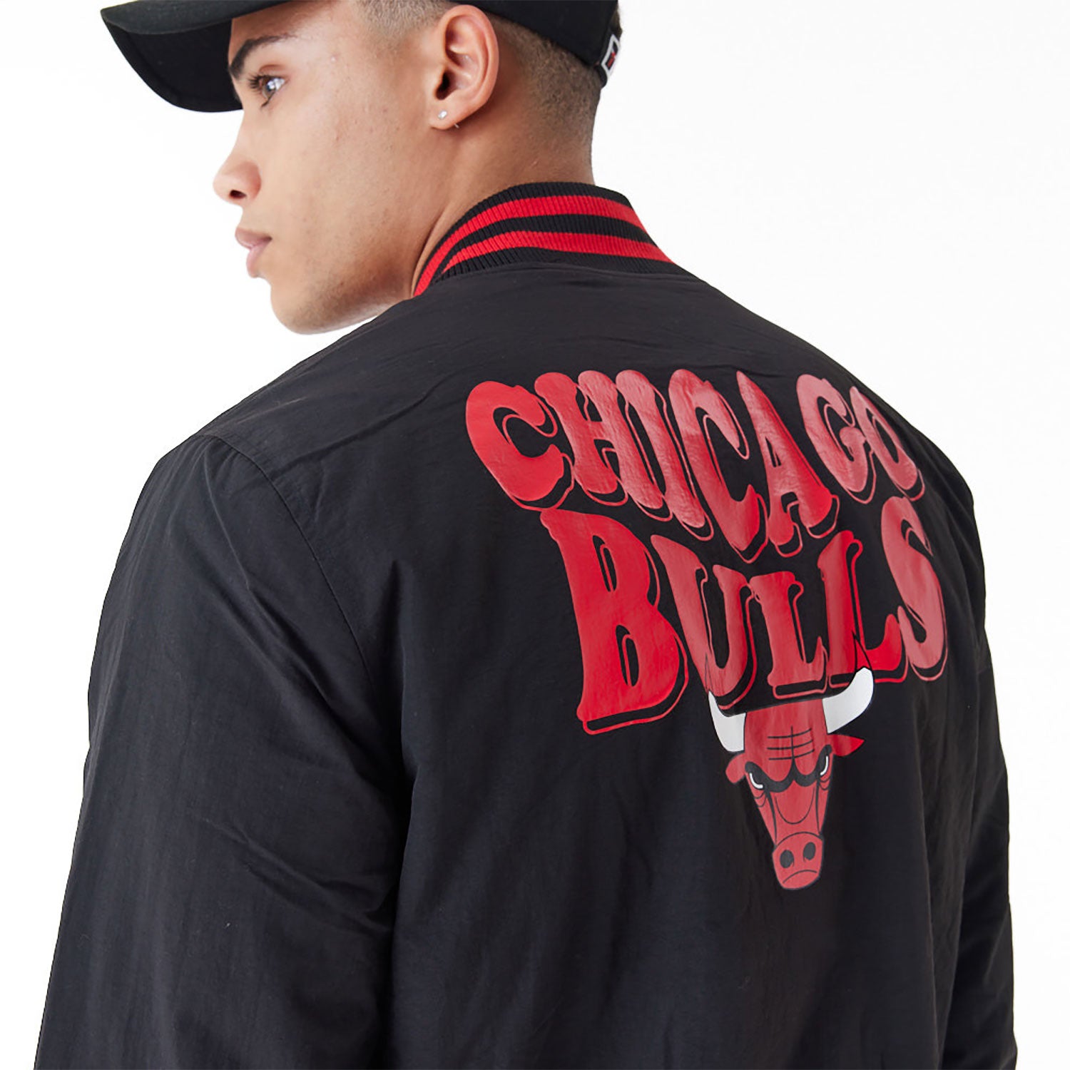 New Era - NBA Chicago Bulls Script Bomber Jacke