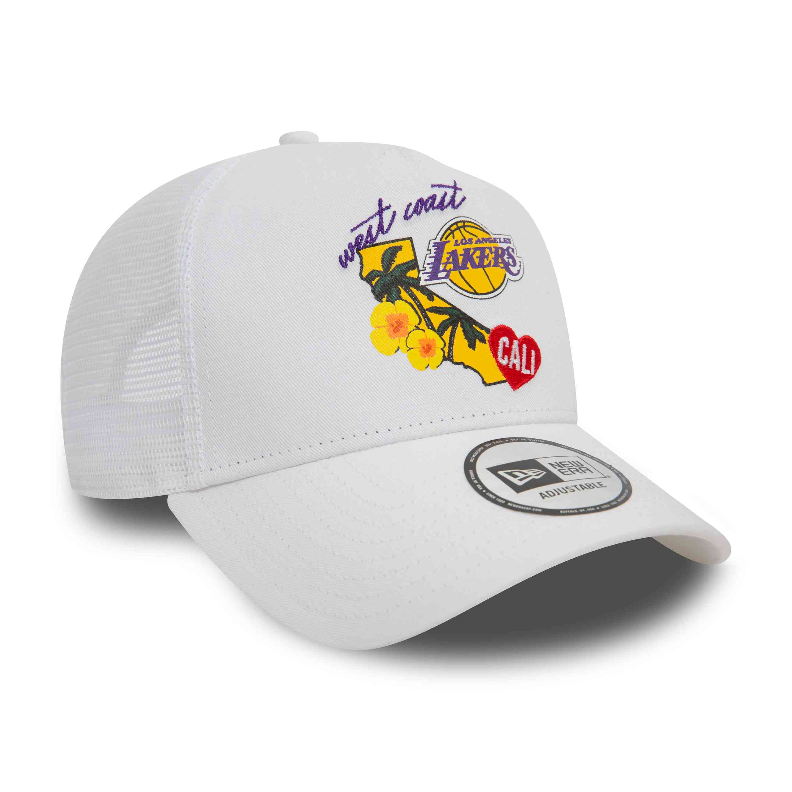 New Era - NBA Los Angeles Lakers Team Logo Trucker Snapback Cap
