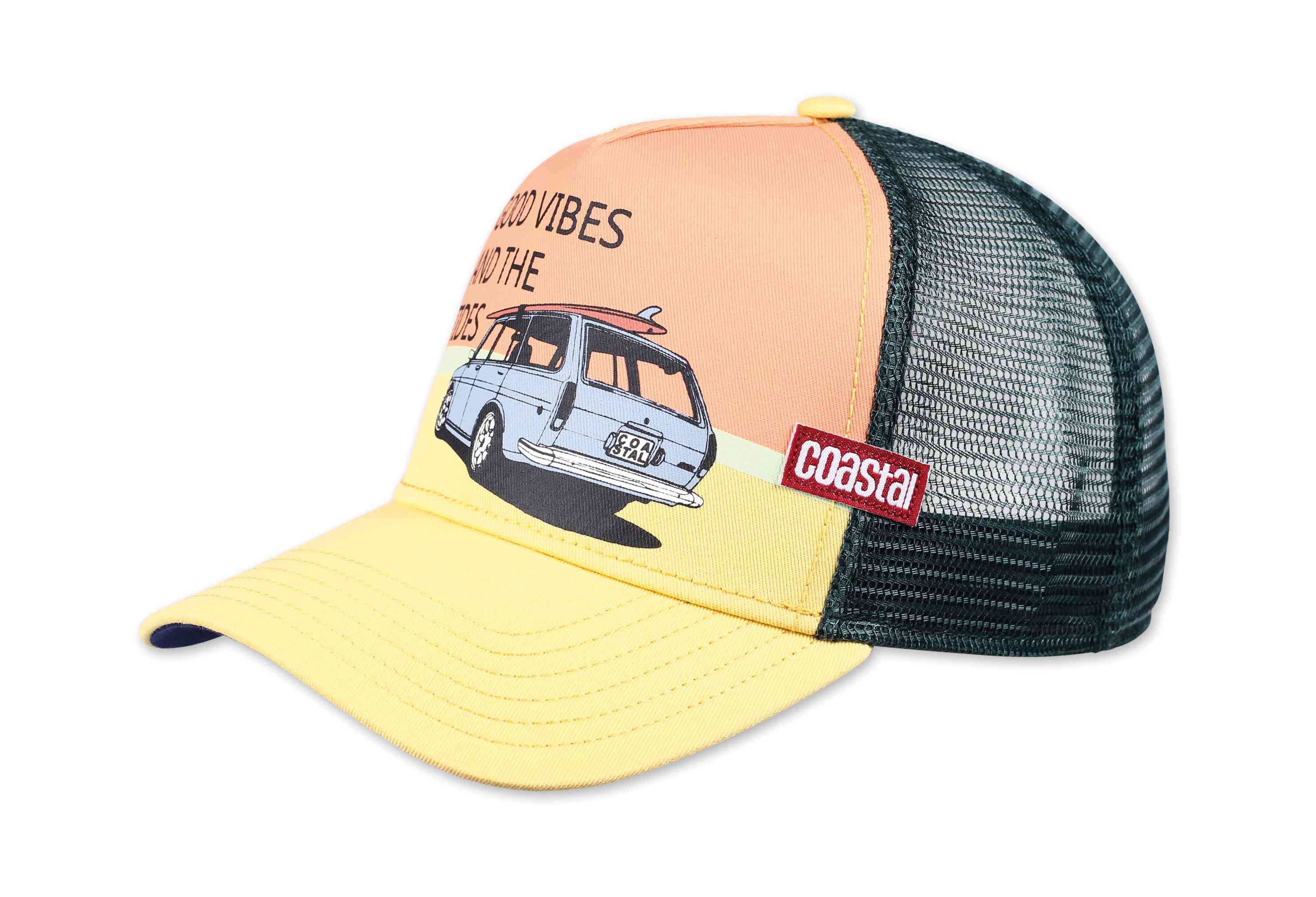 Coastal -   Vibes and Tides Trucker Snapback Cap