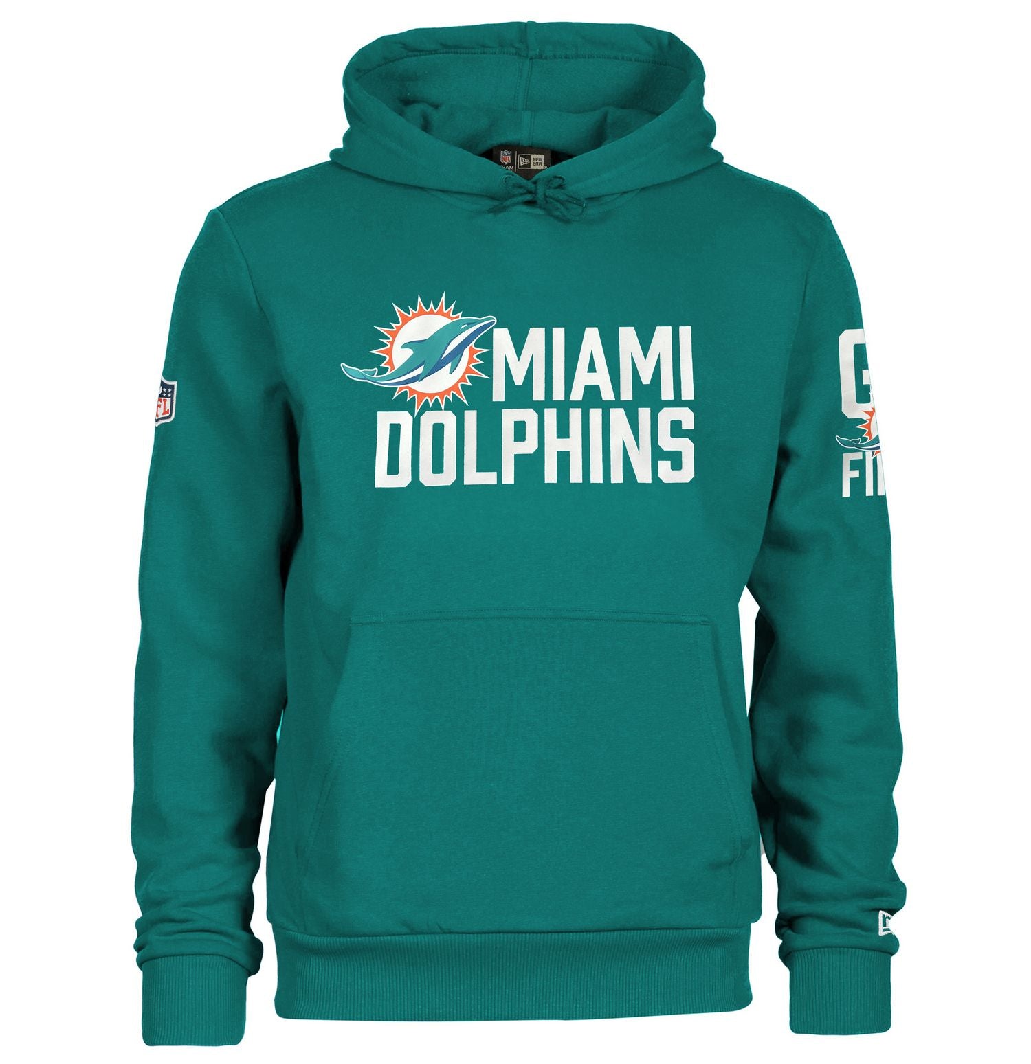 New Era - NFL Miami Dolphins Team Logo and Name Hoodie
