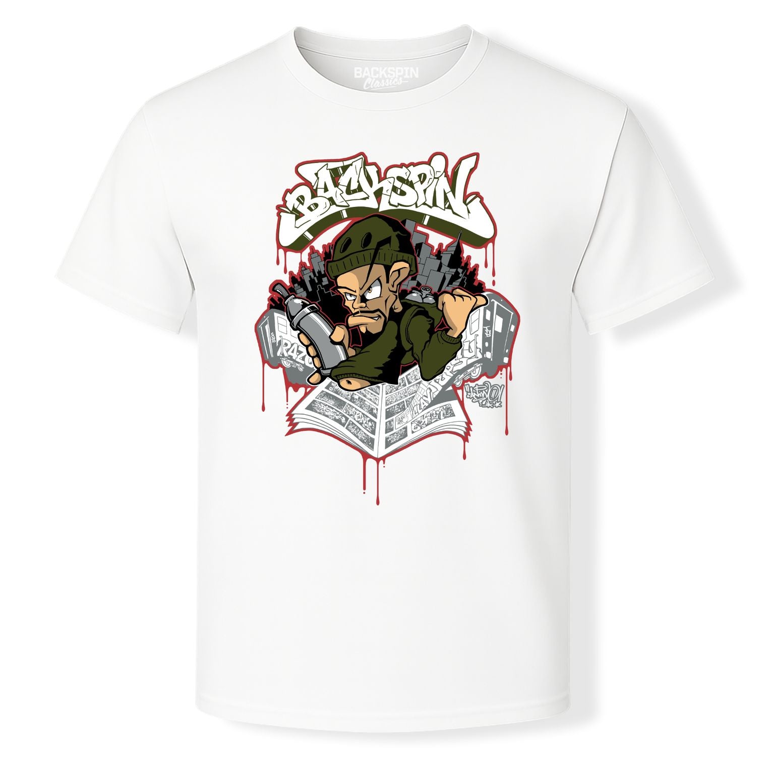 BACKSPIN Classics - Can 2 Writer T-Shirt